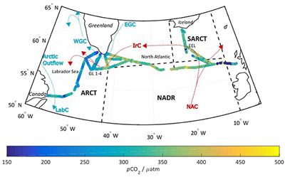 Characterization of a Time-Domain Dual Lifetime Referencing pCO2 Optode and Deployment as a High-Resolution Underway Sensor across the High Latitude North Atlantic Ocean